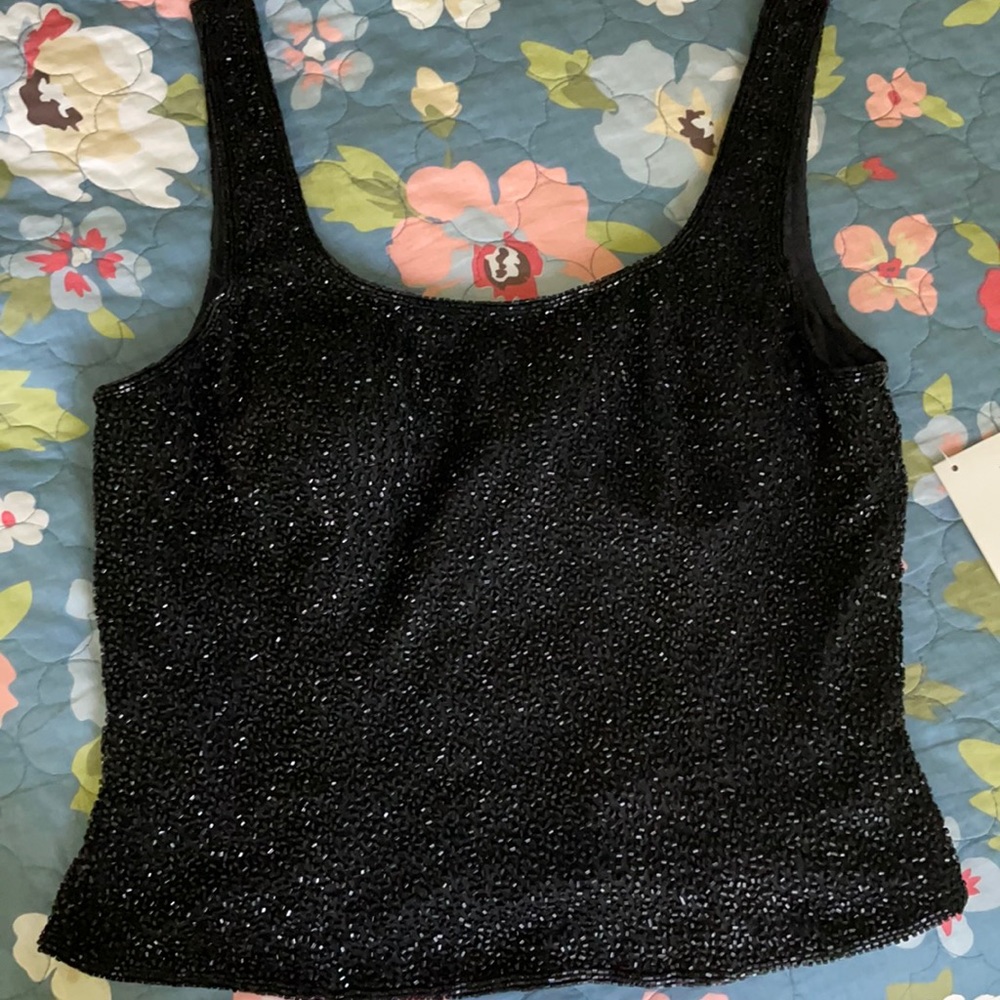 NWT Cecile Brown top sz M